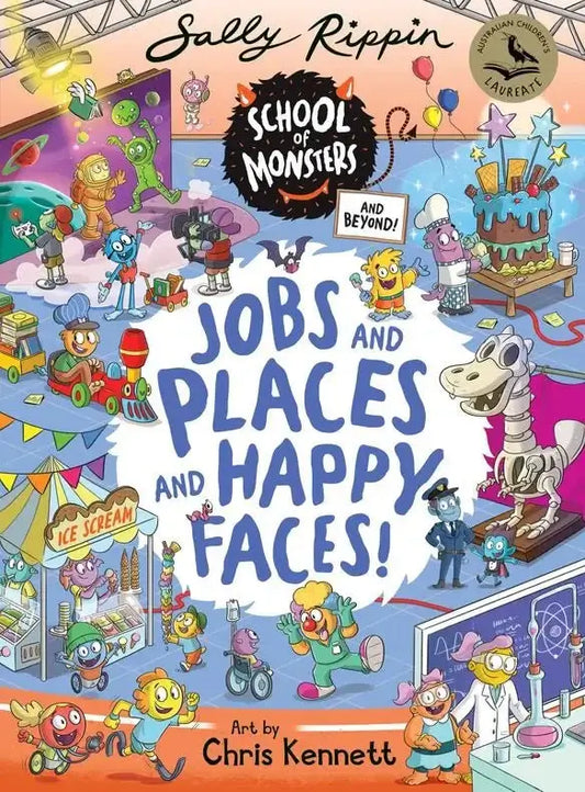 Sally Rippin - School of Monsters - Jobs and Places and Happy Faces - Peninsula Records & Books - Book