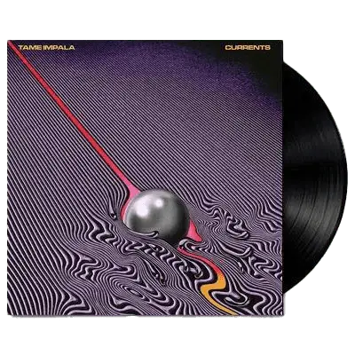 Tame Impala - Currents vinyl 2LP sleeve and record
