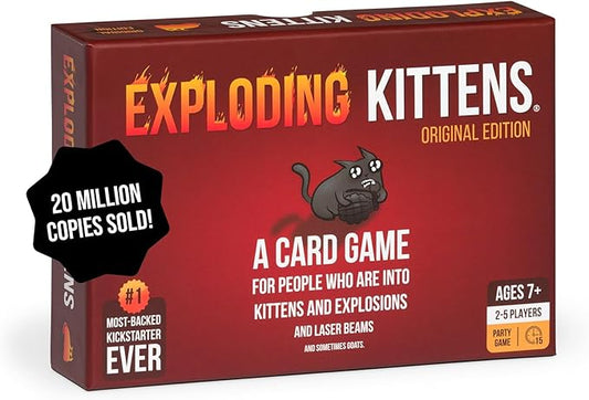 Exploding Kittens: A Card Game for People who are into Kittens and Explosions (and Laser Beams)
