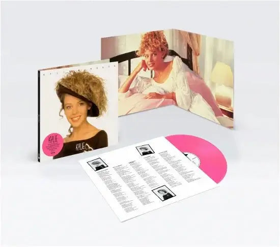 Kylie Minogue - Kylie neon pink vinyl back cover