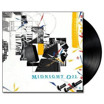 Midnight Oil - 10, 9, 8, 7, 6, 5, 4, 3, 2, 1 vinyl LP album cover