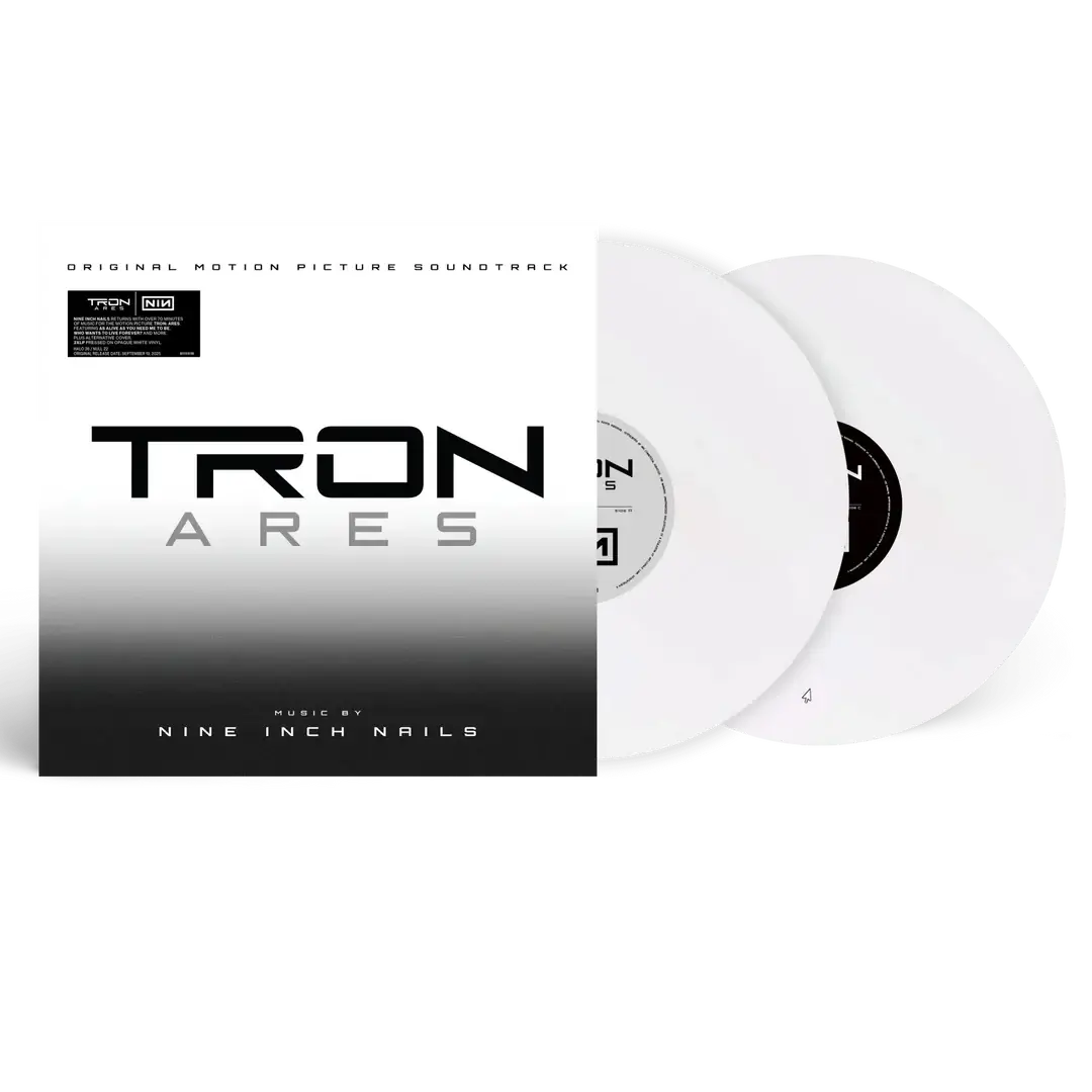 Nine Inch Nails - Tron: Ares Soundtrack Indie Exclusive White Vinyl LP album packaging