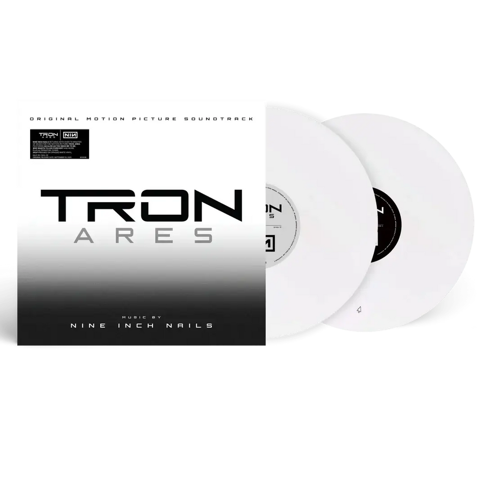 Nine Inch Nails - Tron: Ares Soundtrack Indie Exclusive White Vinyl LP album packaging