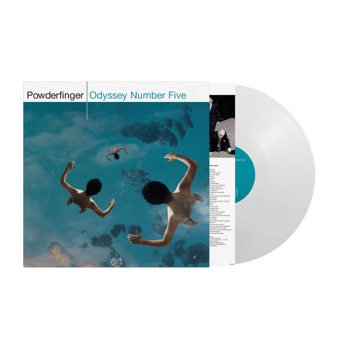 Powderfinger - Odyssey Number Five 25th anniversary ultra clear vinyl LP album cover