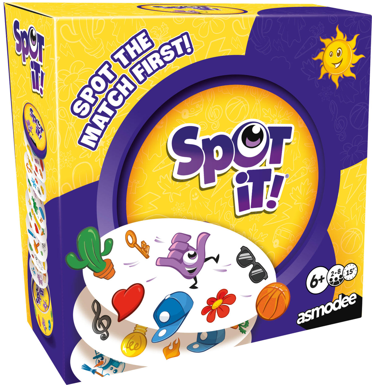 Spot It! Classic matching card game tin.