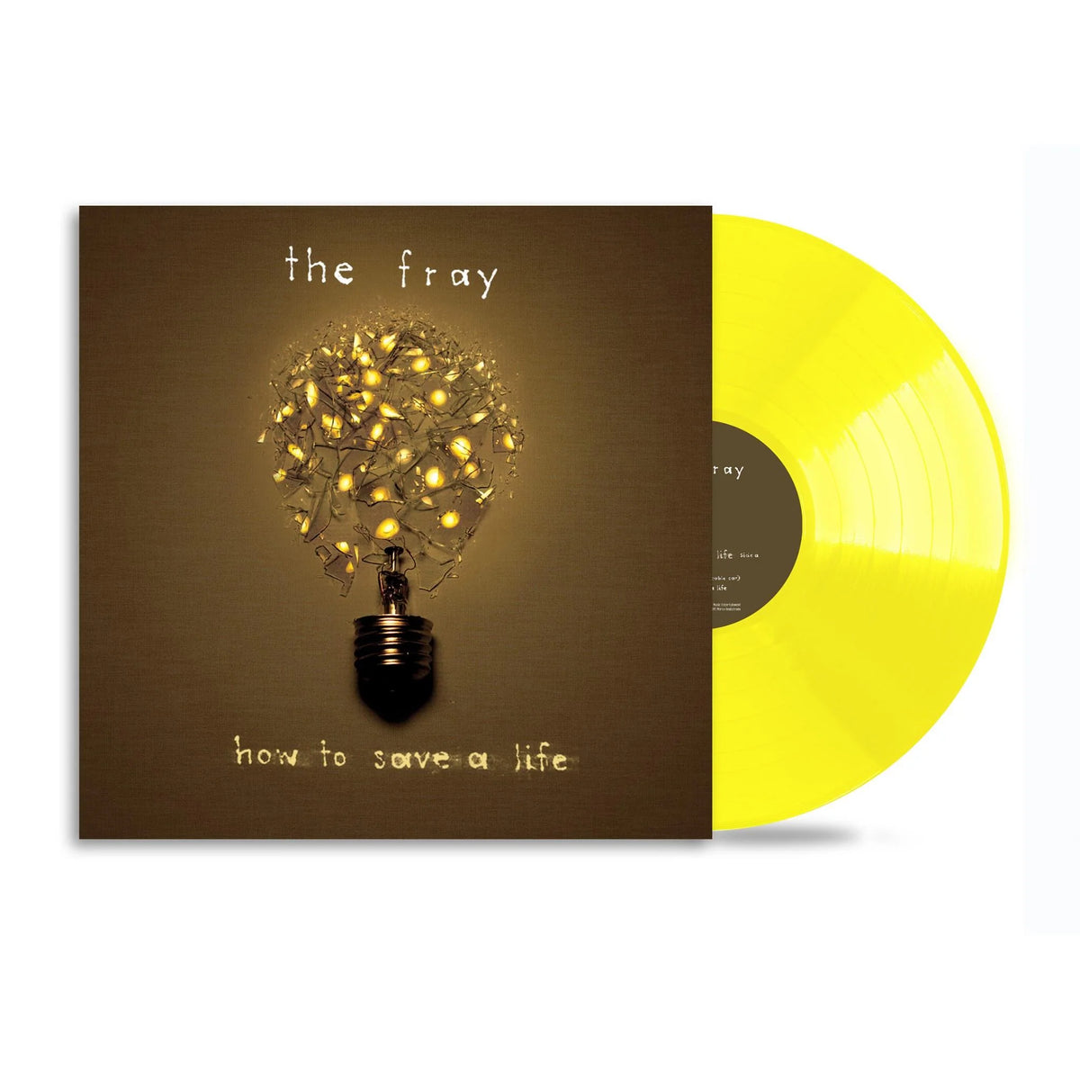 The Fray How to Save a Life Yellow Vinyl LP record cover