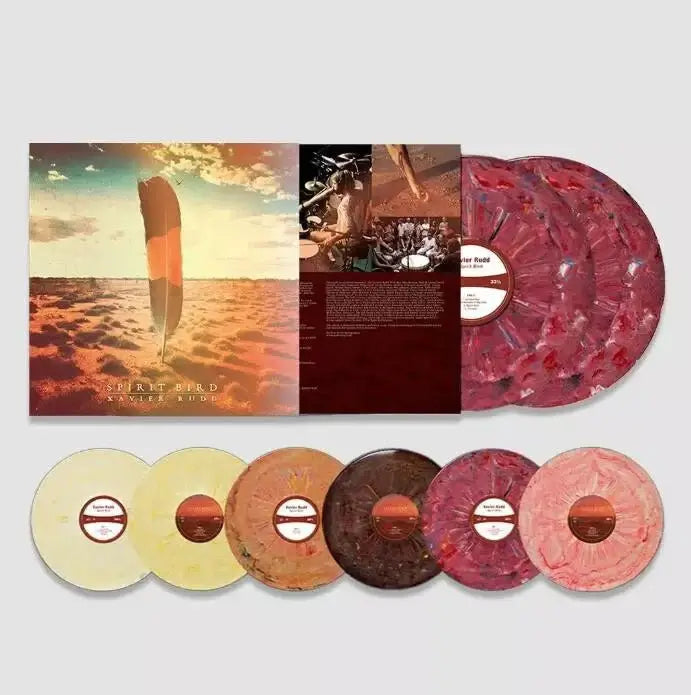 Xavier Rudd - Spirit Bird recycled vinyl 2LP back cover